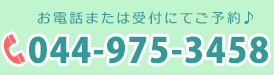 梅田歯科医院（うめだ歯科医院）へのご連絡はTEL 044-975-3458